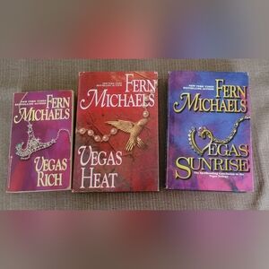 Fern Michaels Vegas Trilogy, Rich, Heat & Sunrise.  LOT